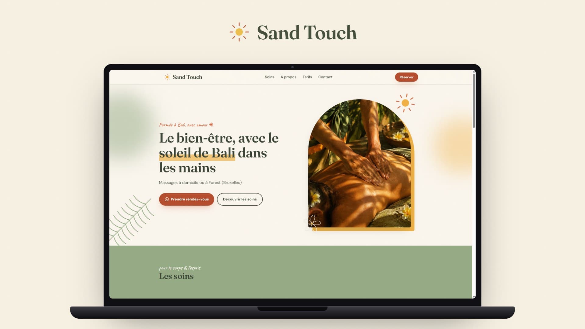 Visuel du projet Sand Touch