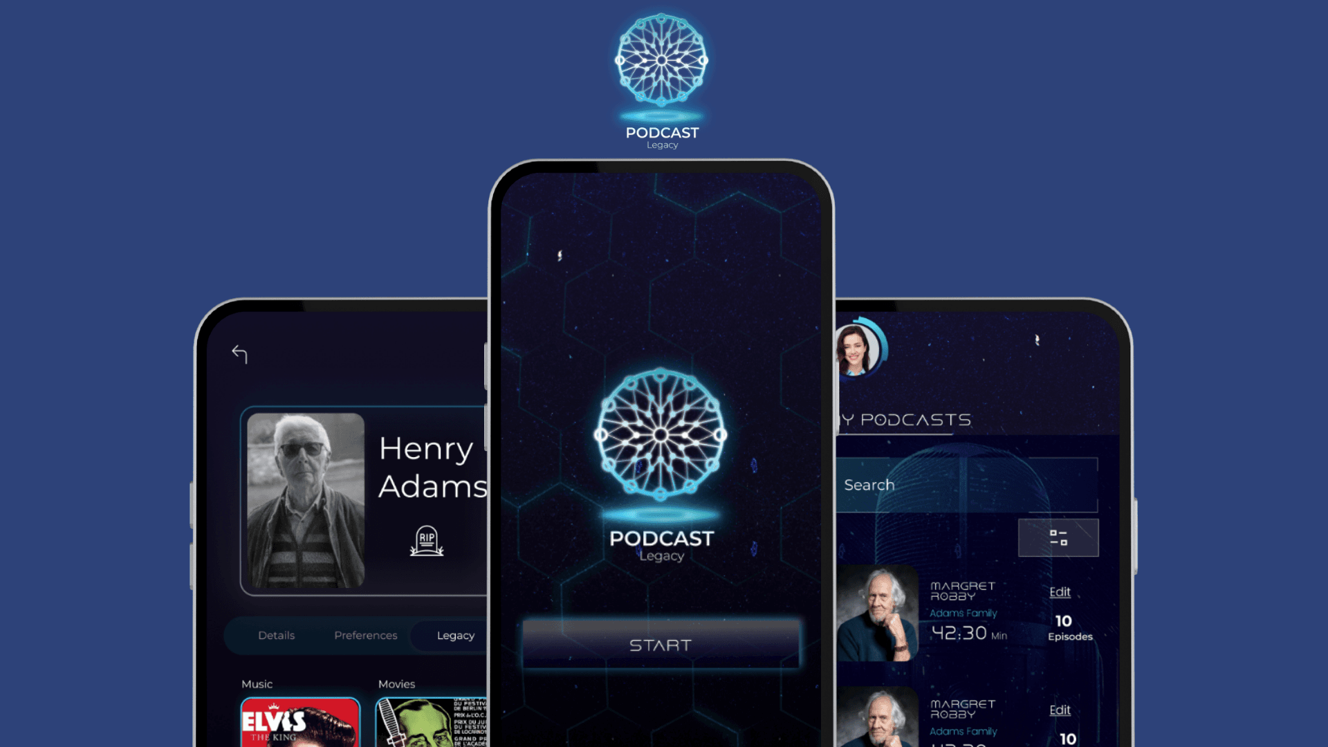 Visuel du projet Podcast Legacy