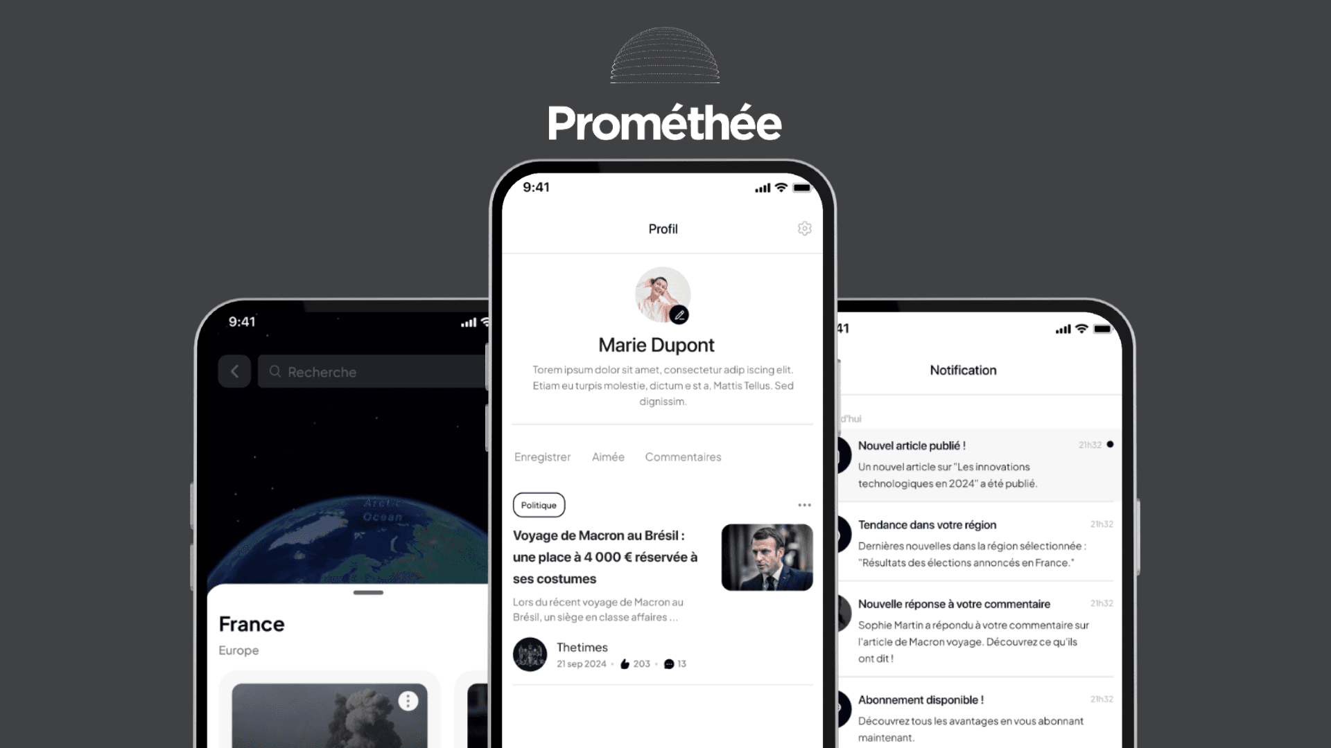 Visuel du projet Prométhée