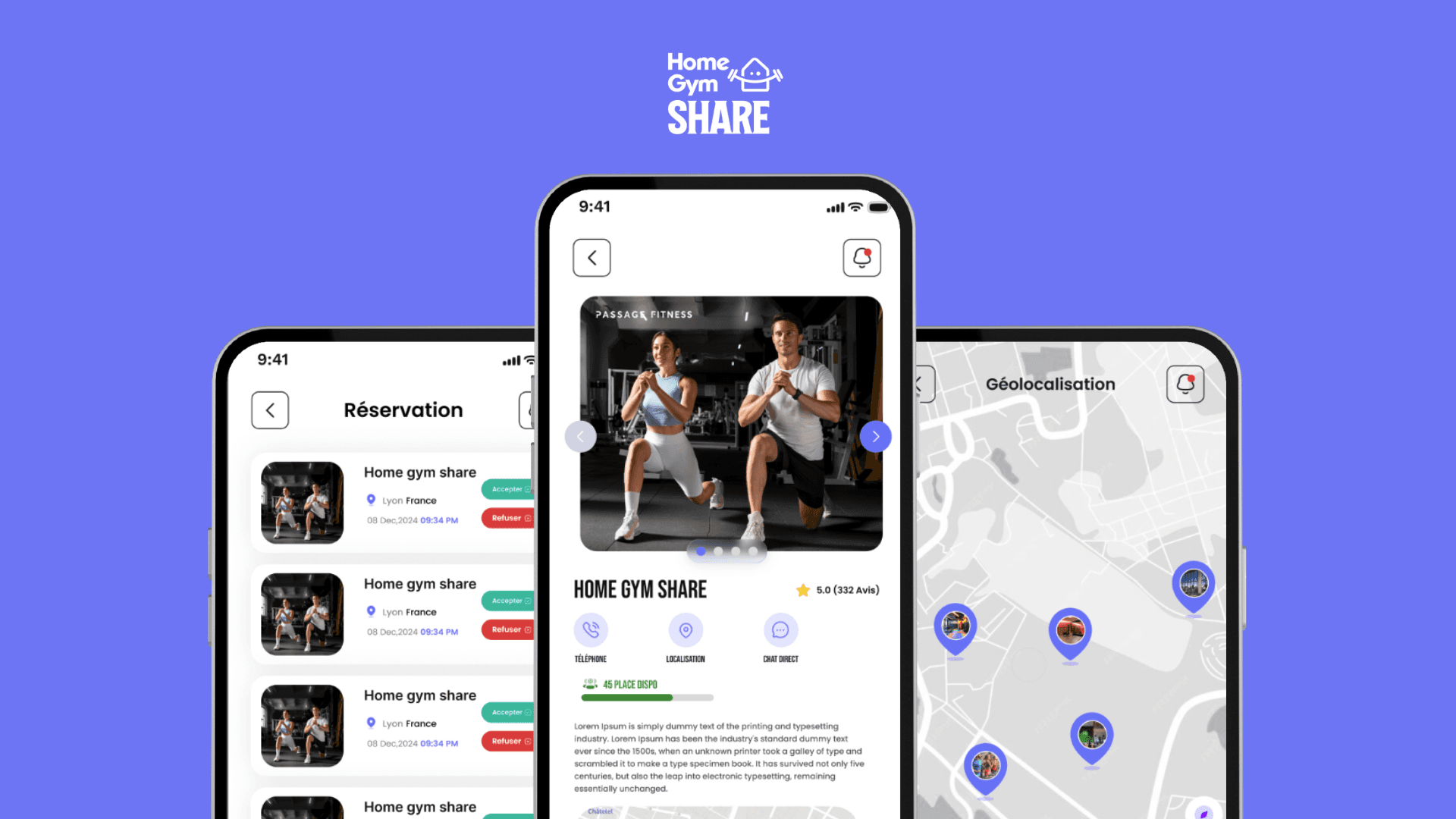 Visuel du projet Home Gym Share