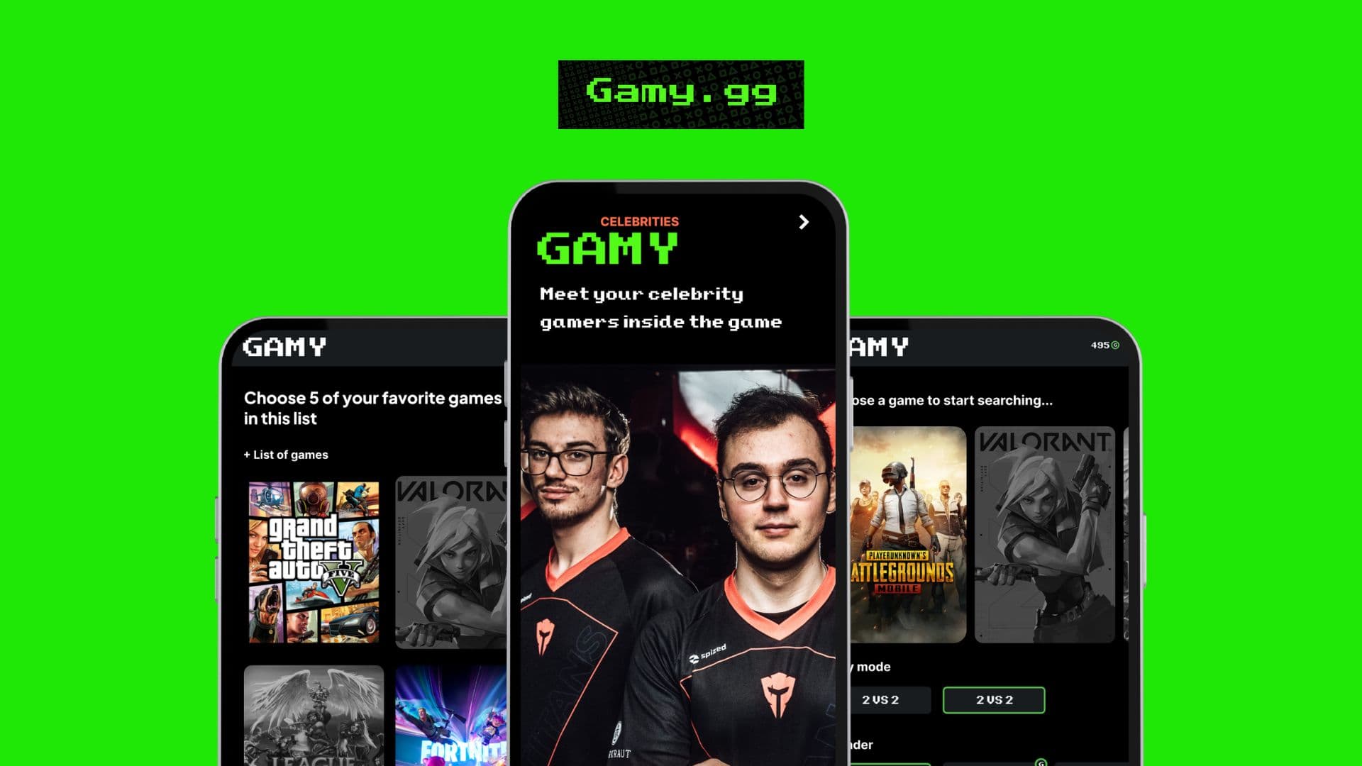 Visuel du projet Gamy.gg