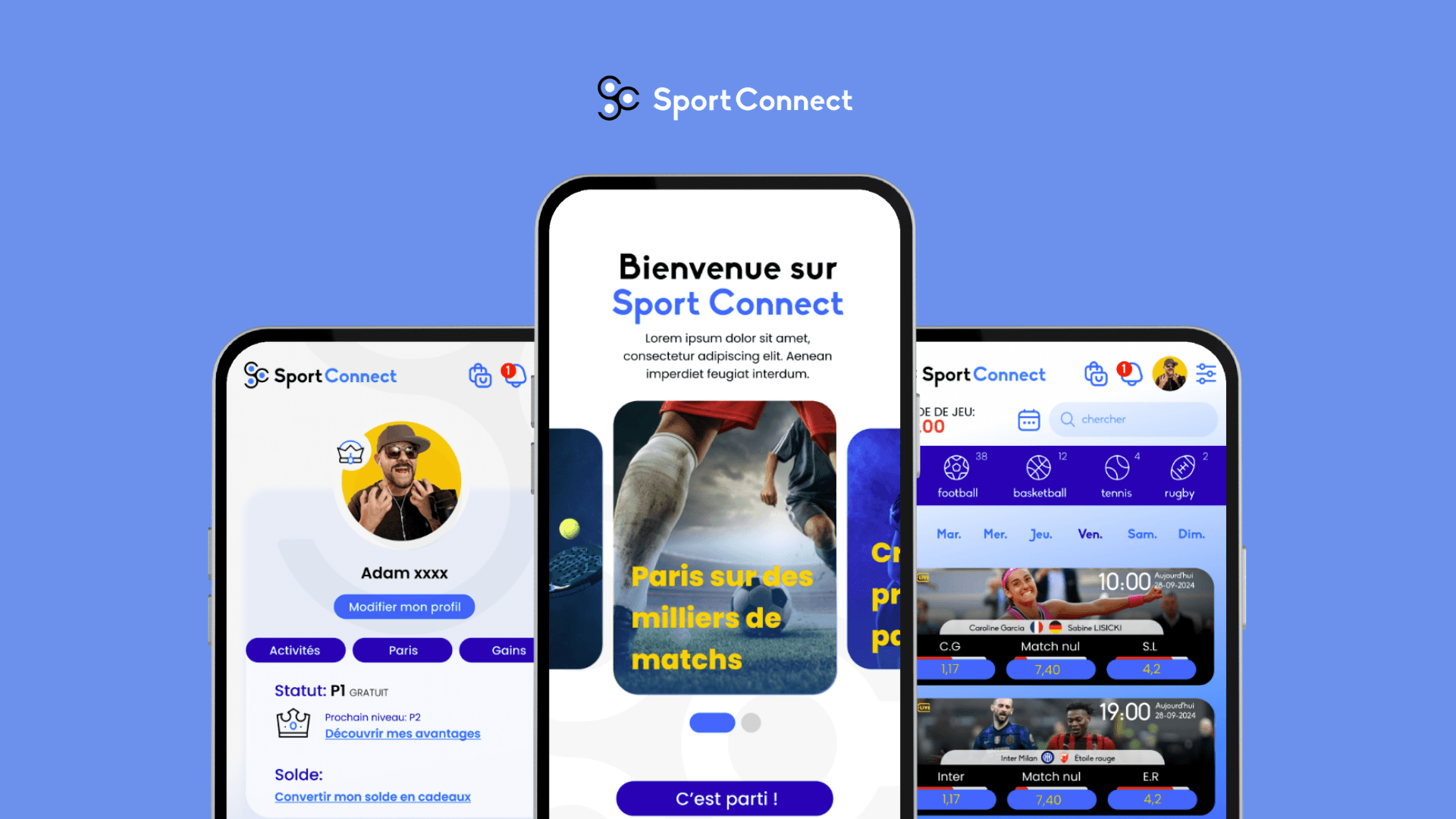Visuel du projet Sport Connect