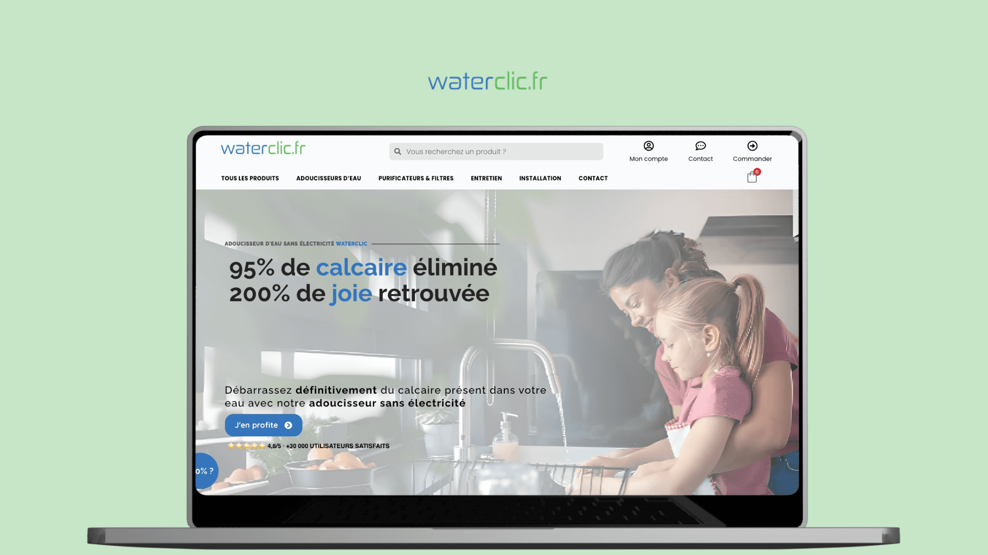 Visuel du projet Waterclic