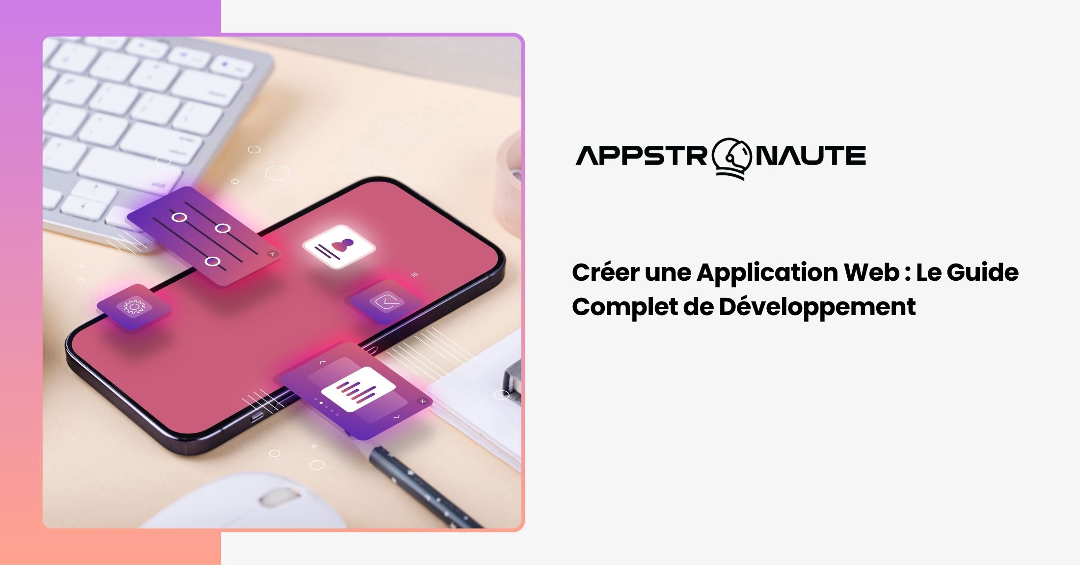 Créer application web développement React Vue Angular Node.js backend cloud AWS guide complet